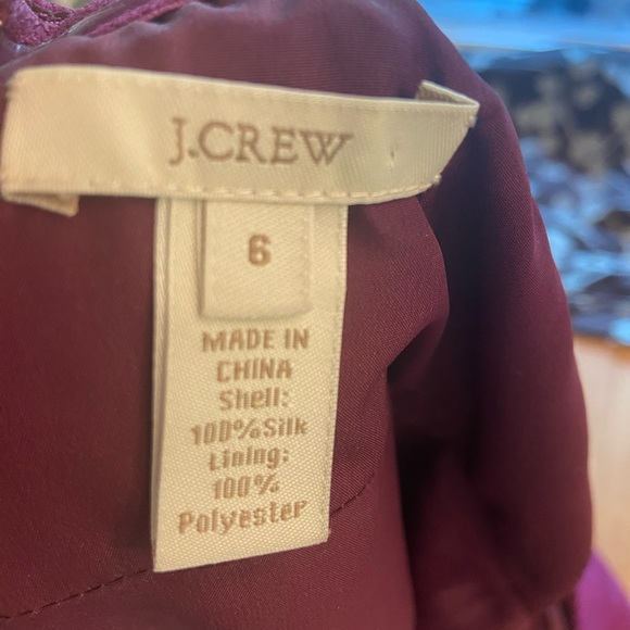 Silk crepe j crew cocktail dress - Picture 4 of 7